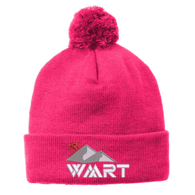 WMRT - Solid Pom Pom Beanie Thumbnail